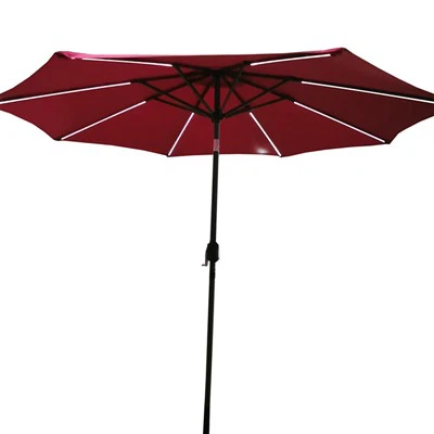 Guarda-chuva de suporte 3M com luzes solares